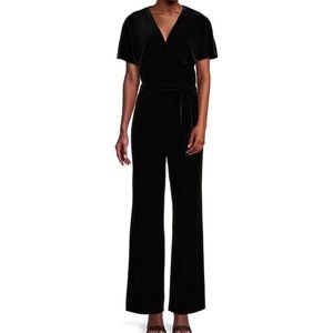 NWT Velvet V-Neck Jumpsuit sz 10